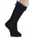 Calcetines altos con puntilla y tul Marino Navyblue