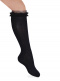 Calcetines altos con puntilla y tul Marino Navyblue