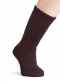 Calcetines altos labrados Marrón Brown