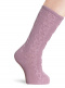 Calcetines altos labrados Rosa Palo Rosewood