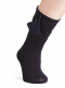 Calcetines altos labrados con borlas Marino Navyblue