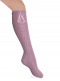 Calcetines altos labrados con borlas Rosa Palo Rosewood