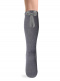 Calcetines altos labrados con lazo trasero Gris Grey