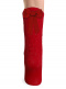 Calcetines altos labrados con lazo trasero Rojo Red