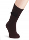 Calcetines altos lisos con borlas Marrón Brown