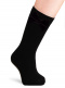 Calcetines altos lisos con lazo de terciopelo Negro Black