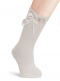 Calcetines altos lisos con lazo de terciopelo largo Papiro Papyrus