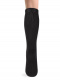 Calcetines altos lisos con lazo trasero Negro Black
