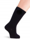 Calcetines altos lisos con pompón Marino Navyblue