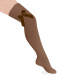 Calcetines altos sobre rodilla con lazo de raso largo Avellana Hazel