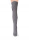 Calcetines altos sobre rodilla con lazo de terciopelo Gris Grey