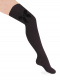 Calcetines altos sobre rodilla con lazo de terciopelo Negro Black