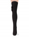 Calcetines altos sobre rodilla con lazo de terciopelo Negro Black