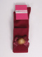 Calcetines altos sobre rodilla con lazo y pompón Granate Maroon