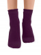 Calcetines antideslizantes con rizo interior Morado Purple