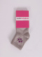 Calcetines bebé cashmere con rombos Gris Grey