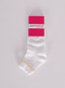 Calcetines calados puño vuelto con color Blanco-Haya White-Peanut
