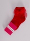 Calcetines ceremonia cortos calados con lazo de tul Rojo Red