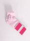 Calcetines cortos calados con borlas Rosa Pink