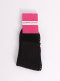 Calcetines Cortos Calados Mujer Negro Black