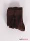 Calcetines cortos con borlas Marrón Brown
