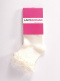 Calcetines cortos con puntilla y tul Crudo Crude