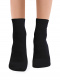 Calcetines cortos finos modal sin puño Negro Black
