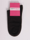 Calcetines cortos finos modal sin puño Negro Black