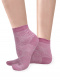 Calcetines cortos labrados mujer Rosa Pink