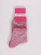 Calcetines cortos labrados mujer Rosa Pink