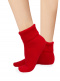 Calcetines puño vuelto mujer Rojo Red