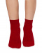 Calcetines cortos hilo fino Rojo Red