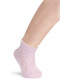 Calcetines cortos perlé calados Rosa Pink