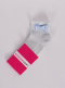 Calcetines cortos perlé plumeti con lazo con tul Azul Bebe Babyblue