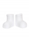 Calcetines cortos rizo liso Blanco White