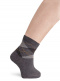 Calcetines cortos rombos intarsia Gris Grey