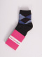 Calcetines cortos rombos intarsia Marino Navyblue