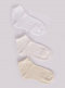 Calcetines de ceremonia calados Líneas Marfil Ivory
