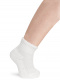 Calcetines deportivo niño con puño antipresión Blanco White