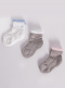 Calcetines deportivos infantiles Blanco-Azul White-Blue