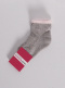 Calcetines deportivos infantiles Gris-Rosa Grey-Pink