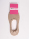 Calcetines invisibles sin costuras (Pack 2 pares) Haya Peanut