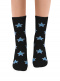 Calcetines Lana Merino Estrellas Negro Black