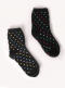 Calcetines Lana Merino lunares colores Negro Black