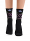 Calcetines Lana Merino Rombos sin puño Marino Navyblue