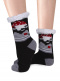 Calcetines Mujer Borrego Antideslizantes Animales Negro Black