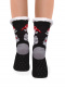 Calcetines Mujer Borrego Antideslizantes Animales Negro Black