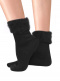 Calcetines Suaves Cardados Rizo Negro Black