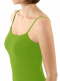 Camiseta tirantes finos y cuello redondo sin costuras Verde Green