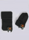 Gorro y bufanda canalé con lazo y pompón (3-8 años) Botella Bottle